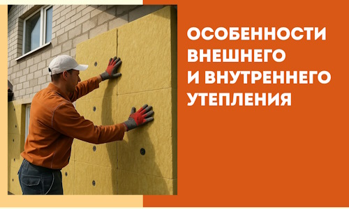 Какие особенности внешнего и внутреннего утепления в Сибае