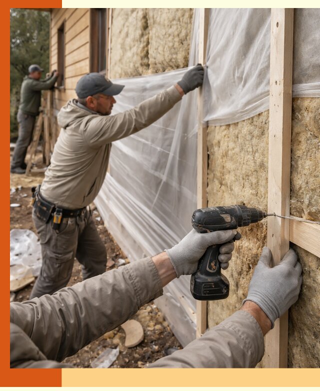 Утепление дома из бруса в Сибае качественно и долговечно
