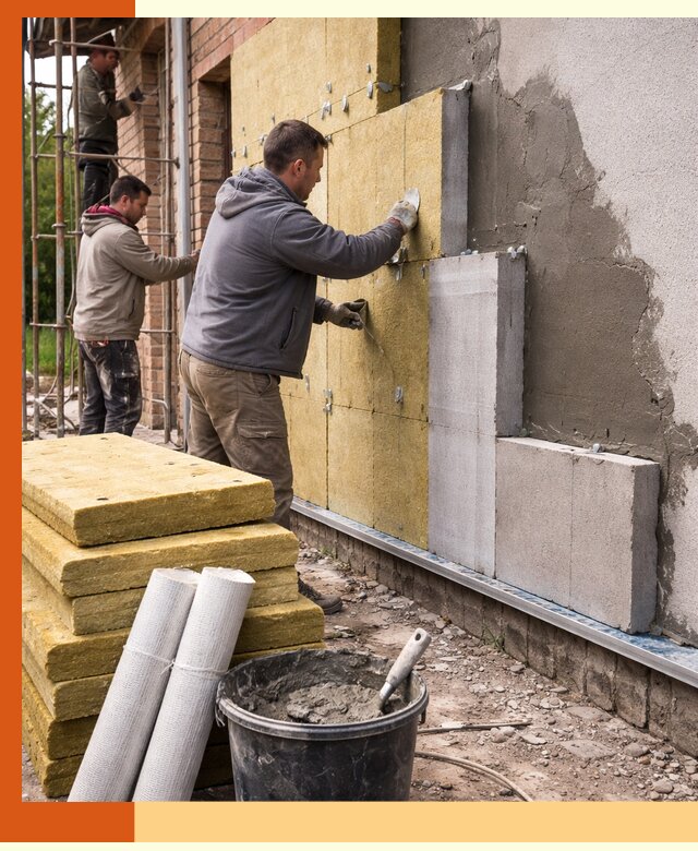 Утепление кирпичного дома под ключ в Сибае