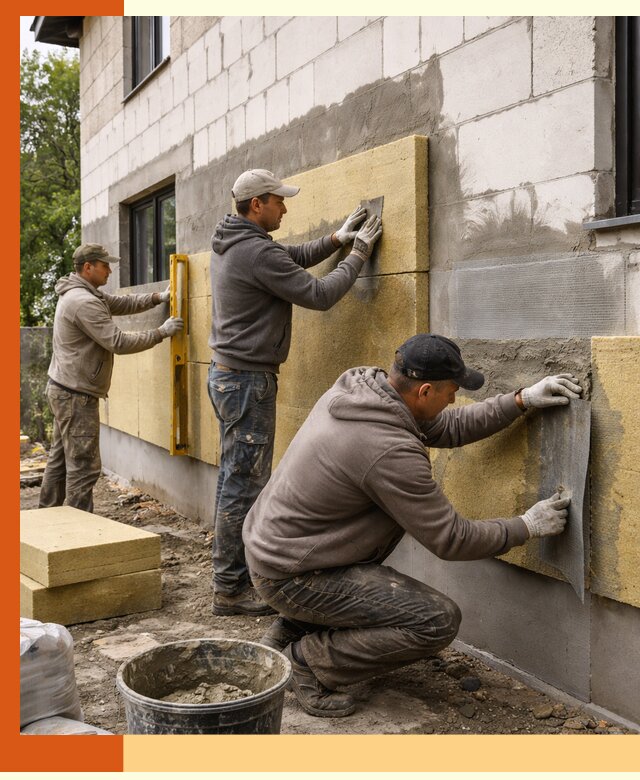Утепление дома из газобетона в Сибае качественно и долговечно