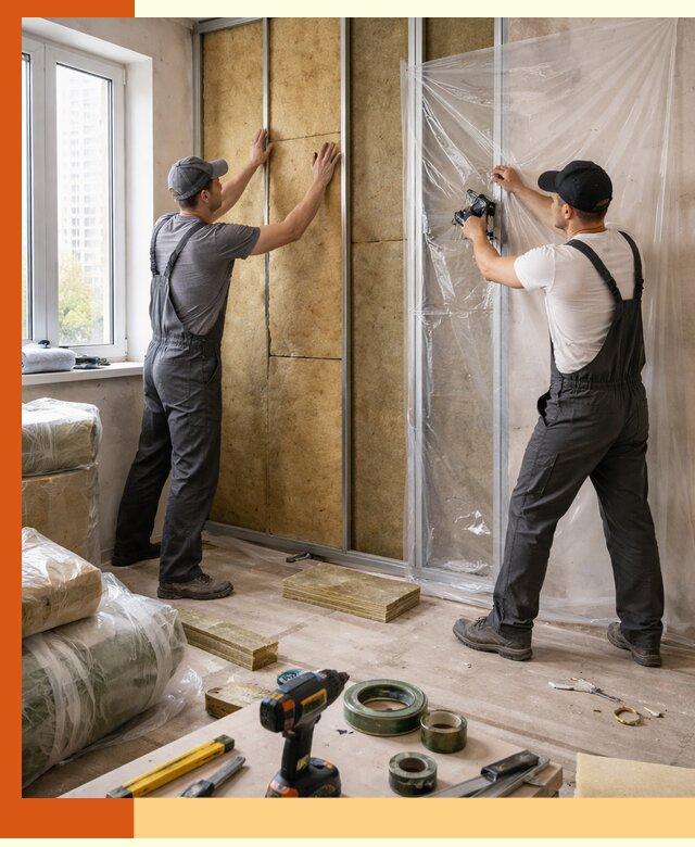 Утепление квартиры изнутри профессионально в Сибае