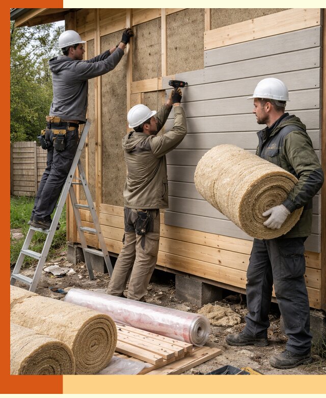 Утепление бани снаружи в Сибае профессионально и надежно
