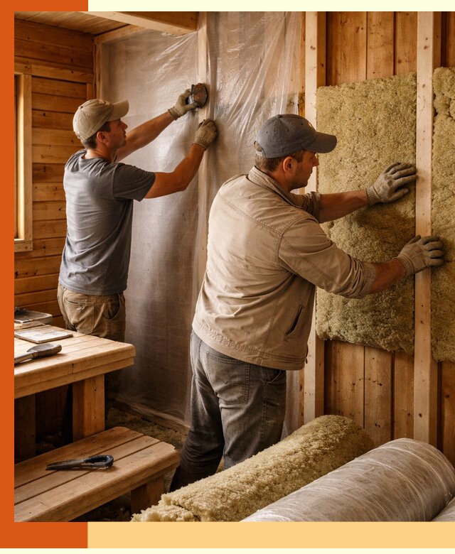 Утепление бани изнутри в Сибае качественно и недорого