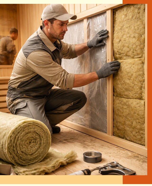 Утепление сауны изнутри в Сибае от 6679 руб. за м2 | ППУ, под ключ — ТепломастерСба