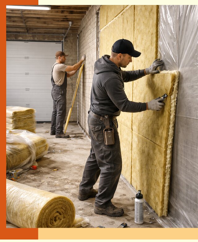 Утепление гаража под ключ в Сибае — все виды теплоизоляции