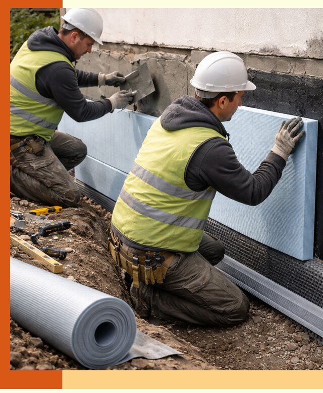 Утепление фундамента снаружи в Сибае — профессиональная теплоизоляция