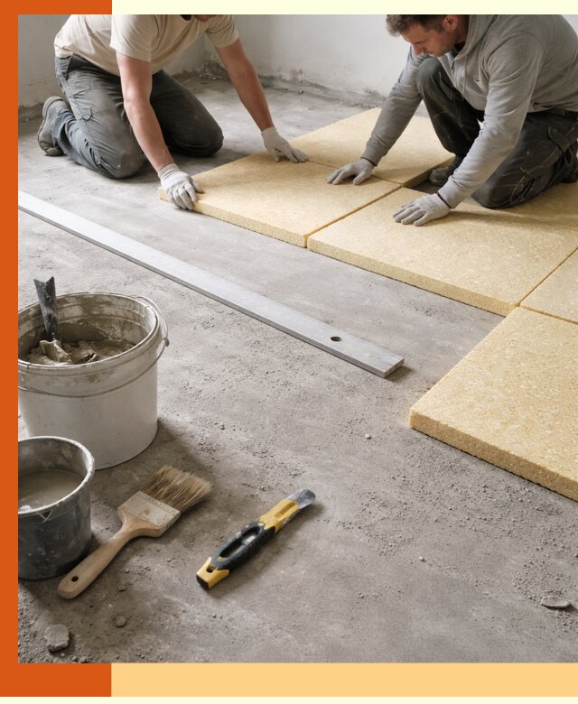 Утепление бетонного пола в Сибае профессионально и недорого