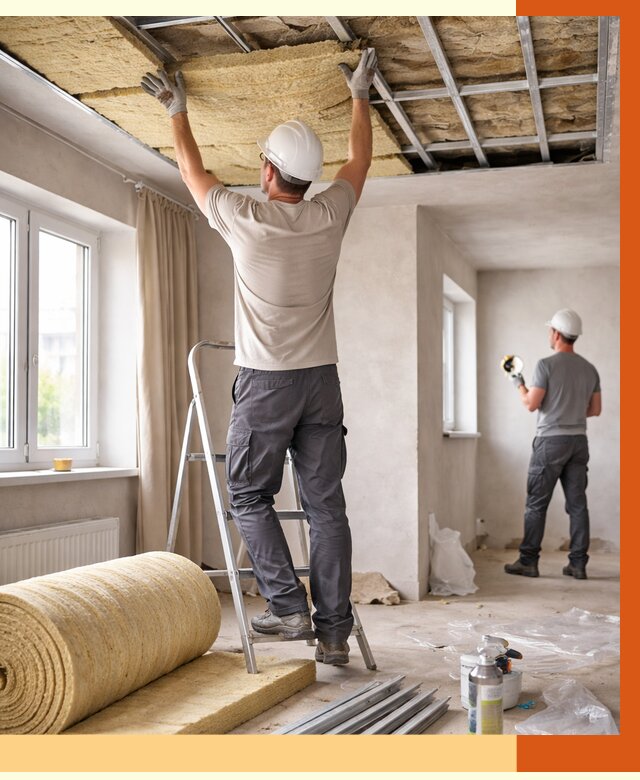 Утепление потолка в частном доме в Сибае от 976 руб./м² — работы под ключ | ТепломастерСба