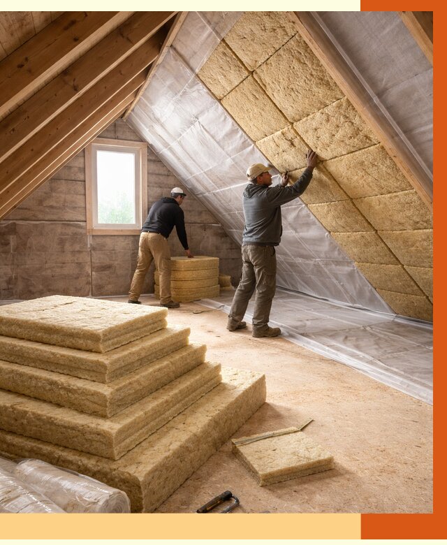 Утепление мансарды в Сибае от 2569 руб/м2 — комплексно и под ключ | ТепломастерСба