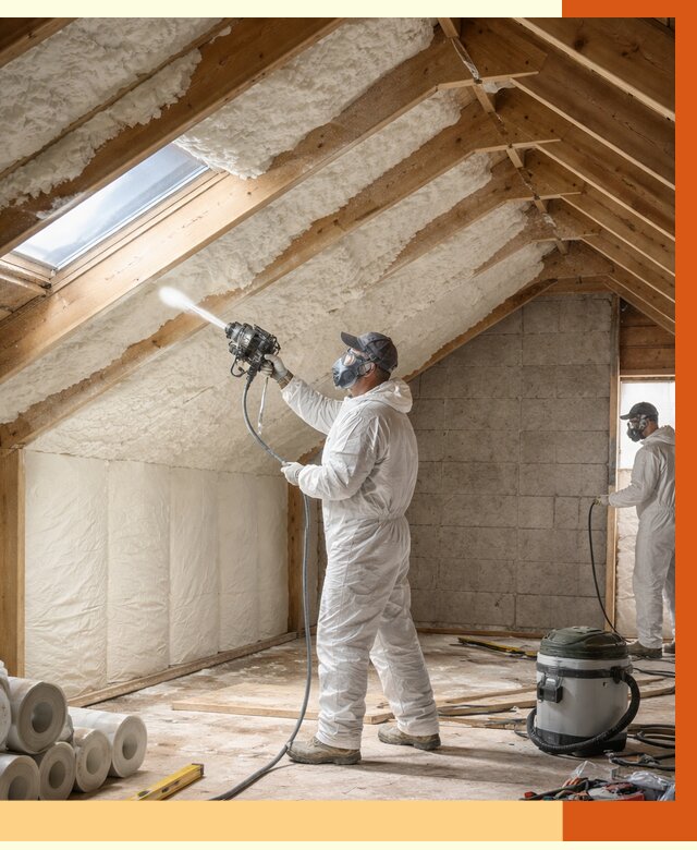 Утепление мансарды ППУ в Сибае от 2826 руб./м² — заказать под ключ | ТепломастерСба