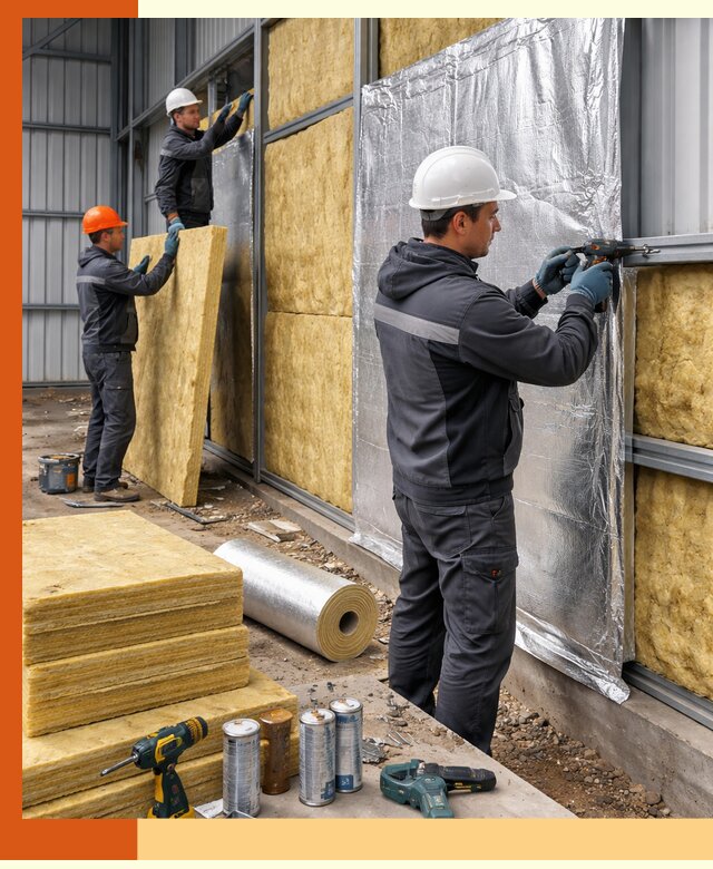 Утепление металлического ангара профессионально в Сибае