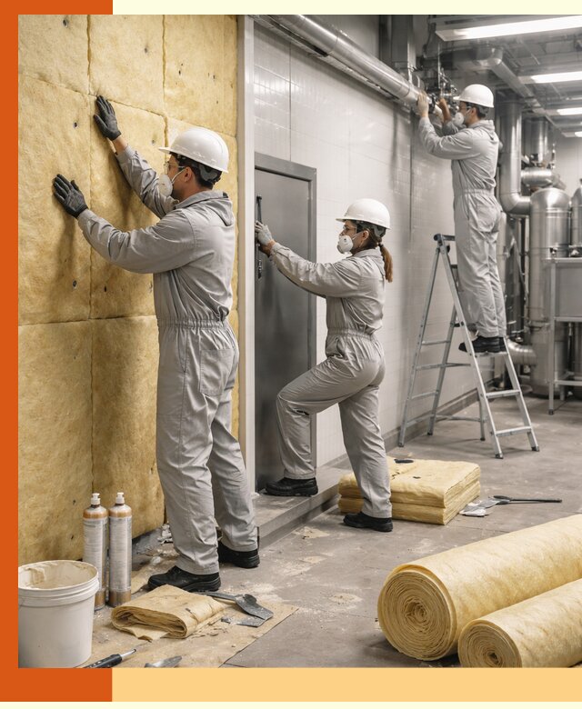 Утепление пищевого цеха под ключ в Сибае