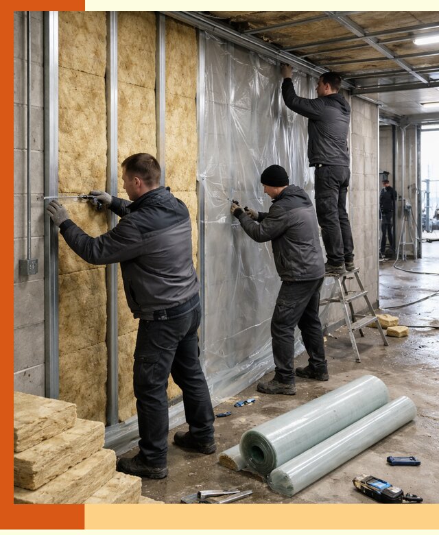 Профессиональное утепление автомойки в Сибае для любого типа помещений