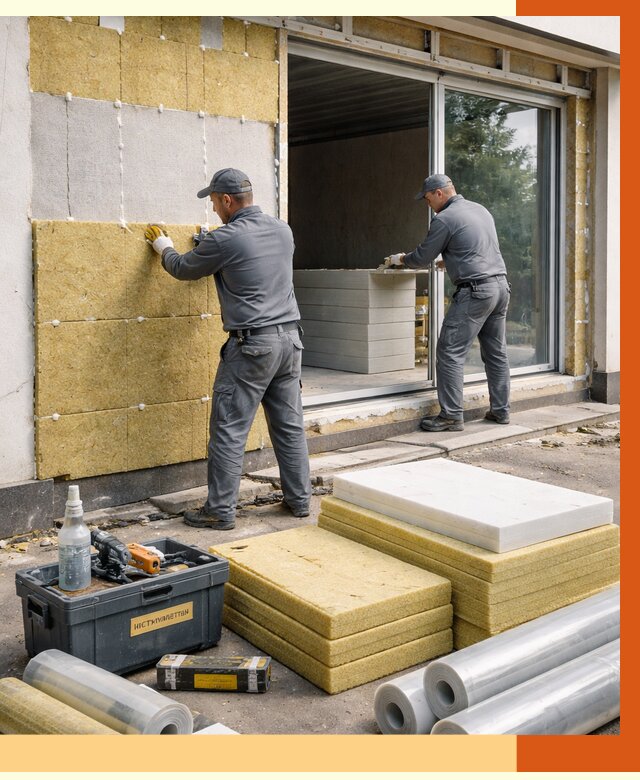 Утепление торгового павильона в Сибае от 14900 руб./м² под ключ | ТепломастерСба