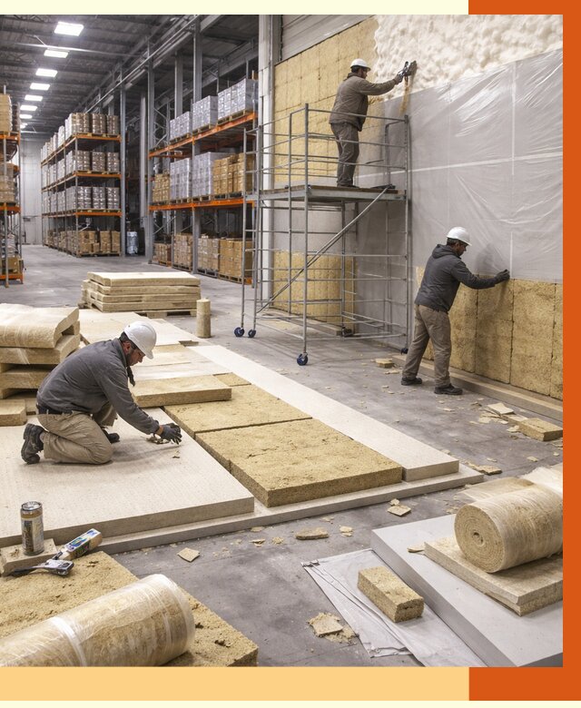 Утепление складского терминала в Сибае от 7707 руб./м² под ключ | ТепломастерСба