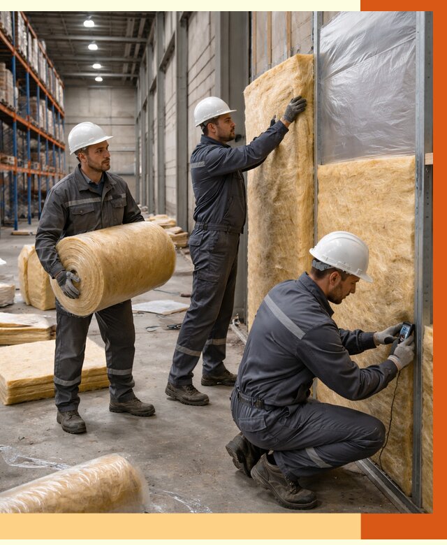 Утепление логистического центра в Сибае от 4624 руб/м² под ключ | ТепломастерСба