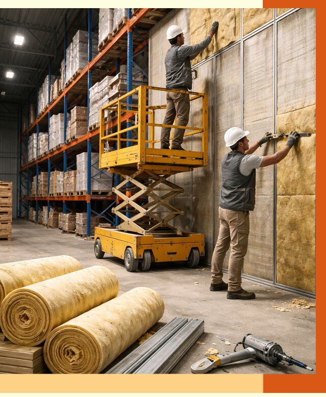 Утепление торгового склада в Сибае от 3288 руб/м2 — комплексно и под ключ | ТепломастерСба