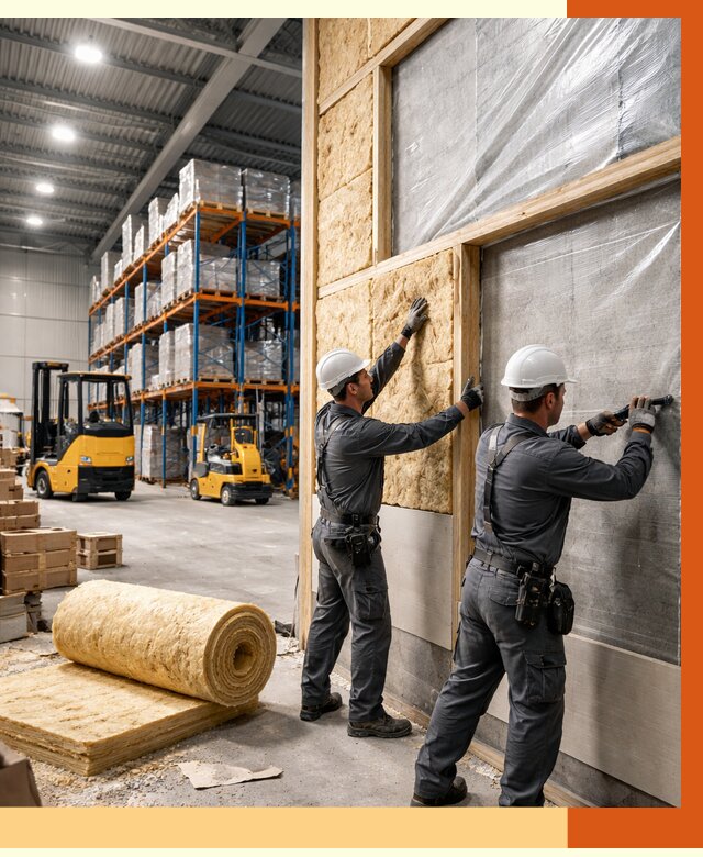 Утепление склада с техникой в Сибае от 4316 руб./м2 — комплексно под ключ | ТепломастерСба