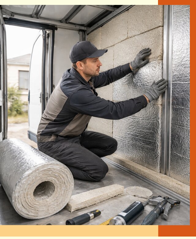 Утепление фургона рефрижератора в Сибае от 12845 руб./м² под ключ | ТепломастерСба