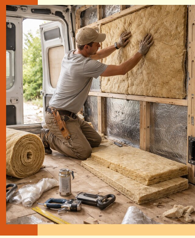 Утепление кемпера под ключ в Сибае с гарантией качества