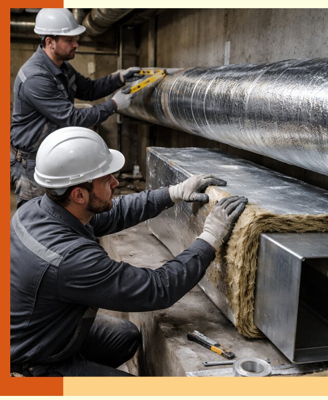 Профессиональное утепление воздуховодов и теплоизоляция в Сибае