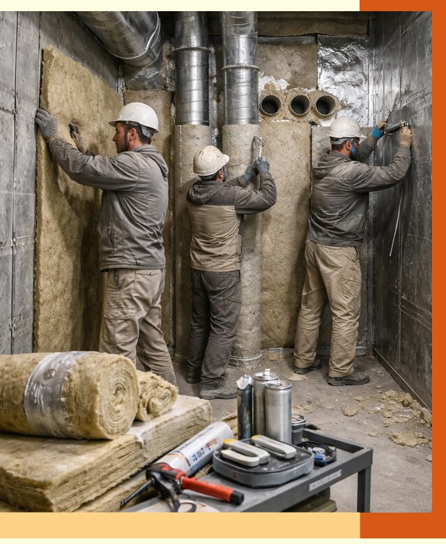 Утепление венткамеры в Сибае под ключ от 1490 руб. — профессионально | ТепломастерСба