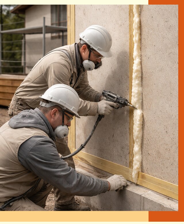 Утепление сип панелей ППУ в Сибае от 4932 руб. под ключ | ТепломастерСба