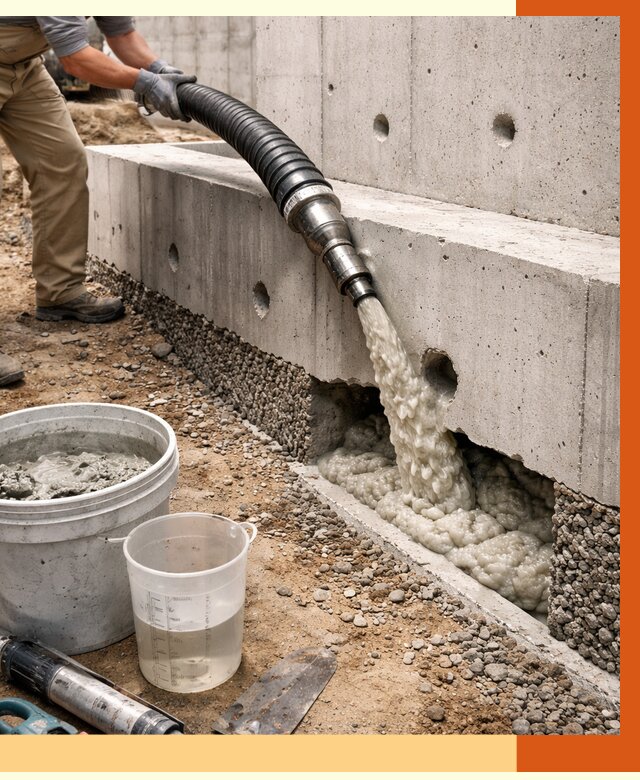 Заполнение полостей фундамента в Сибае от 6988 руб. под ключ | ТепломастерСба