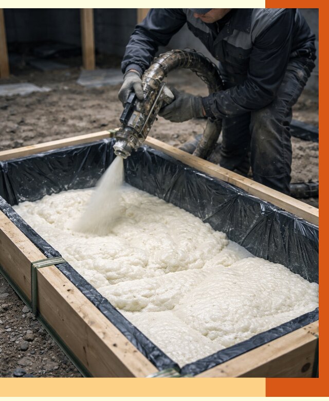 Заливка ППУ в формы в Сибае от 2569 руб. — утепление форм под ключ | ТепломастерСба