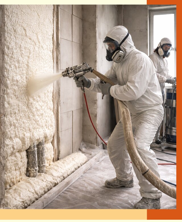 Напыление пенополиуретана в Сибае от 7707 руб./м2 — услуги и монтаж ППУ | ТепломастерСба