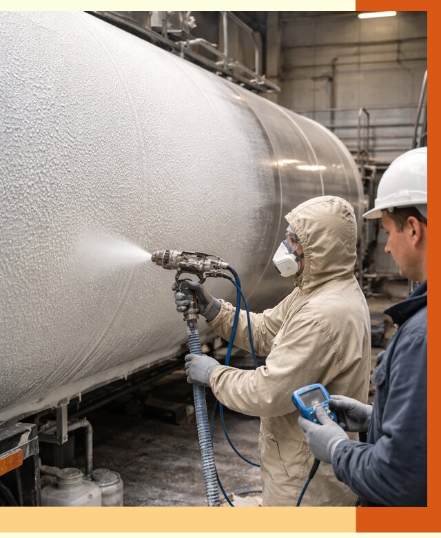 Утепление автоцистерны жидкой теплоизоляцией в Сибае от 14900 руб. под ключ | ТепломастерСба