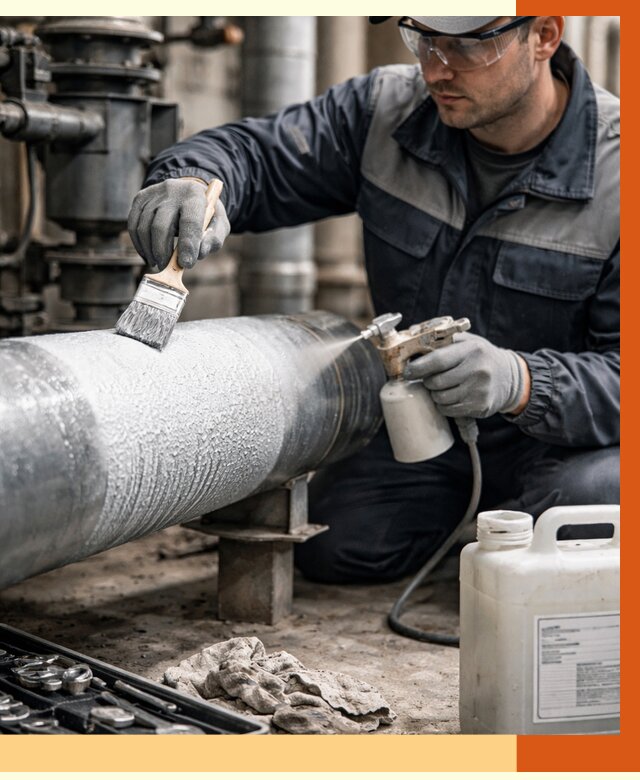 Утепление оборудования жидкой теплоизоляцией в Сибае от 4624 руб. | ТепломастерСба