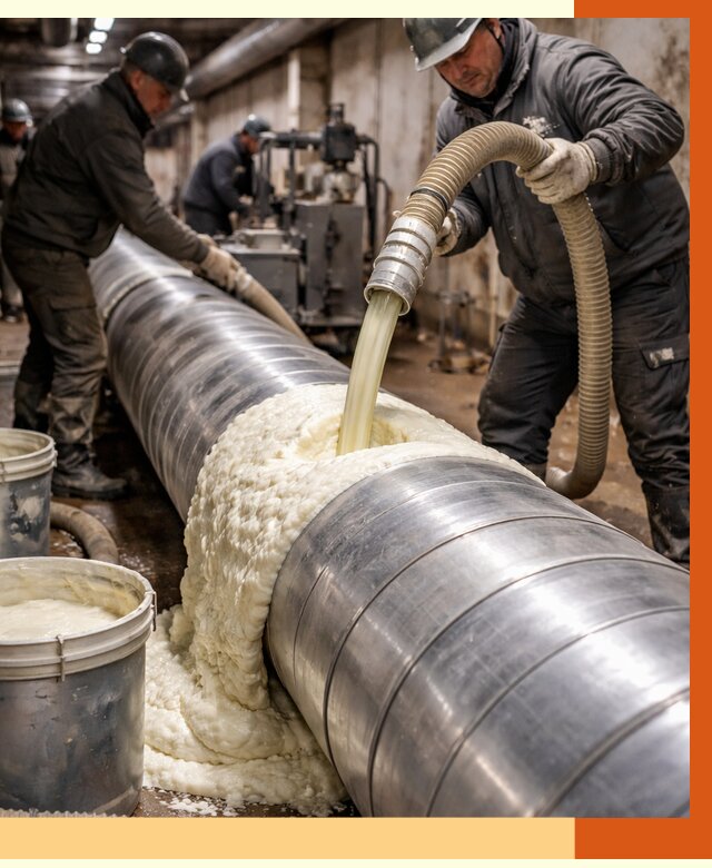 Утепление теплотрассы жидкой теплоизоляцией в Сибае от 4316 руб. | ТепломастерСба