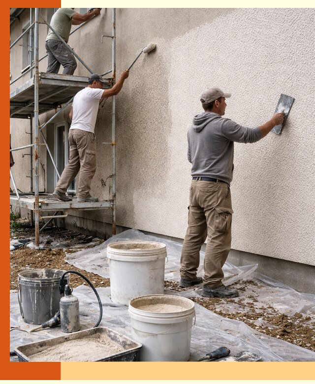 Утепление фасада жидкой пробкой в Сибае