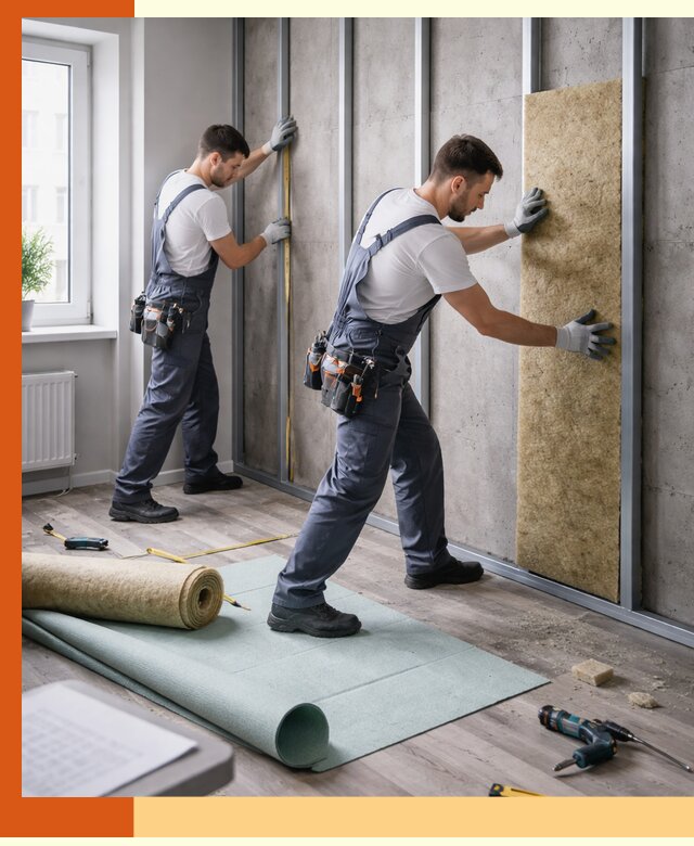 Шумоизоляция квартиры под ключ в Сибае — профессионально и гарантированно