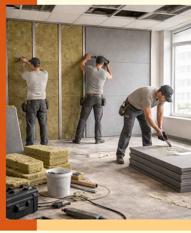 Профессиональная шумоизоляция офисов в Сибае для комфорта сотрудников