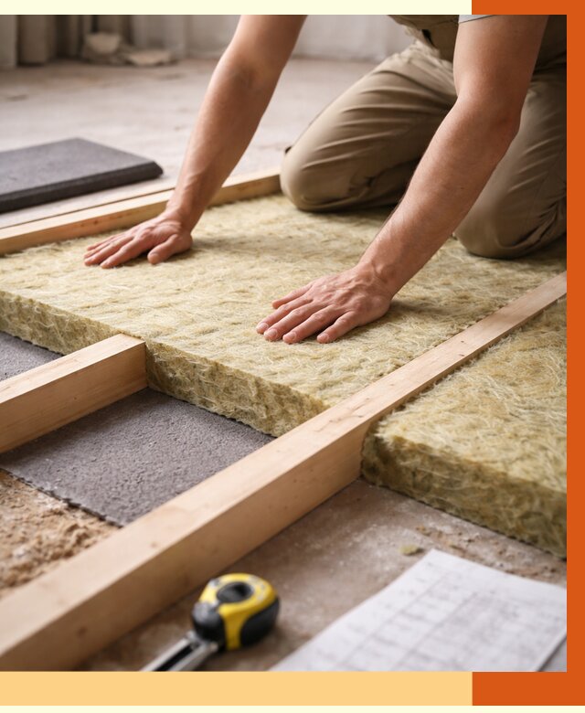 Шумоизоляция пола в Сибае от 1285 руб./м² — профессиональная звукоизоляция | ТепломастерСба