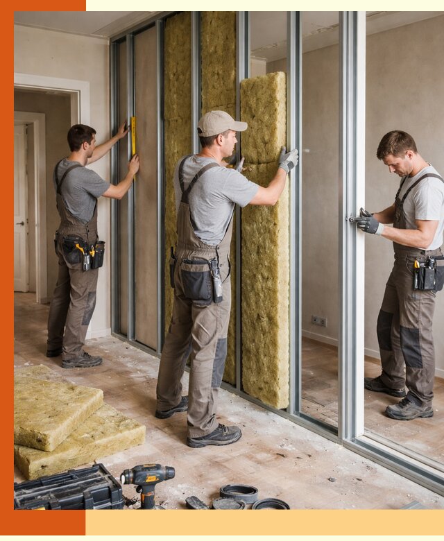 Шумоизоляция межкомнатных перегородок в Сибае эффективно и надёжно