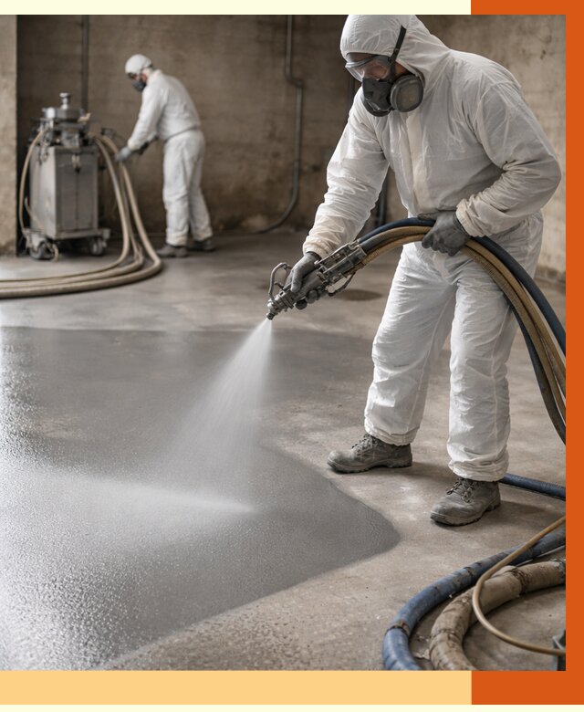 Гидроизоляция полимочевиной в Сибае от 8735 руб/м² — напыление полимерной гидроизоляции | ТепломастерСба