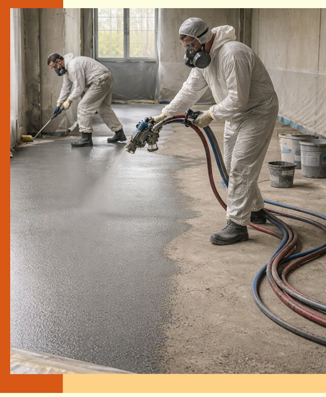 Гидроизоляция полимочевиной полов и конструкций в Сибае