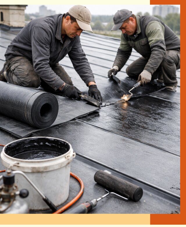 Гидроизоляция фальцевой кровли в Сибае от 7707 руб. под ключ | ТепломастерСба
