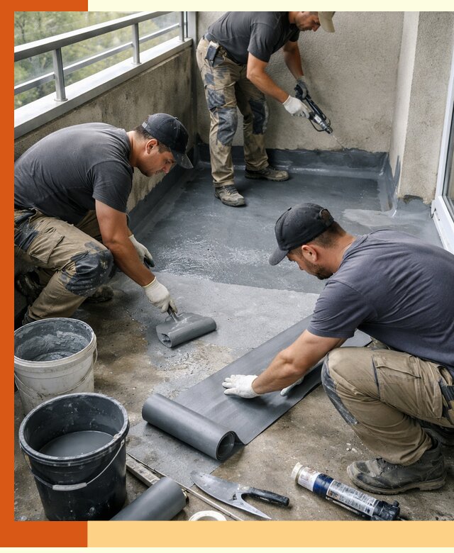 Гидроизоляция балкона в Сибае: надежная защита от протечек