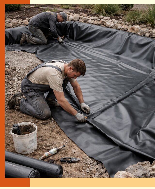 Гидроизоляция пруда в Сибае: надежная защита и герметизация