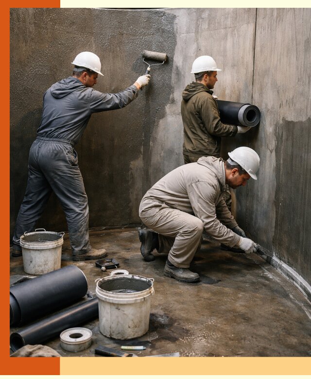 Гидроизоляция резервуара профессионально в Сибае