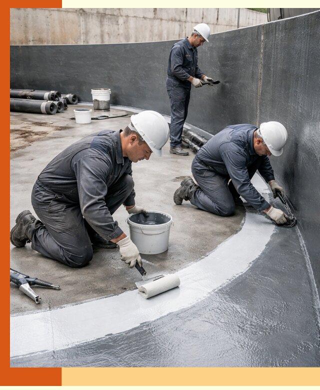 Гидроизоляция резервуара для топлива в Сибае