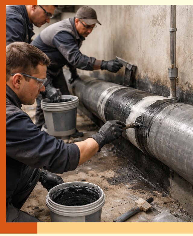 Гидроизоляция труб в Сибае — защита и герметизация коммуникаций