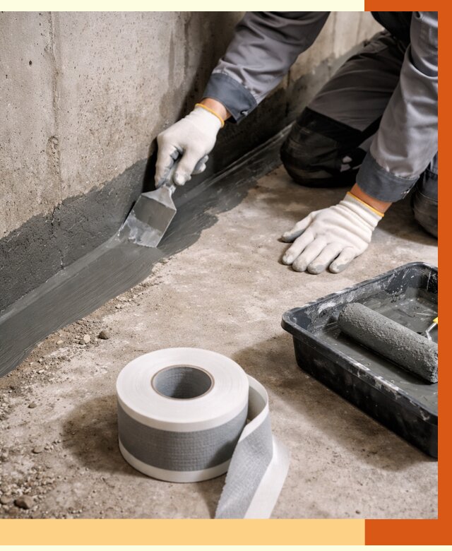 Гидроизоляция швов и герметизация стыков в Сибае от 1285 руб. | ТепломастерСба