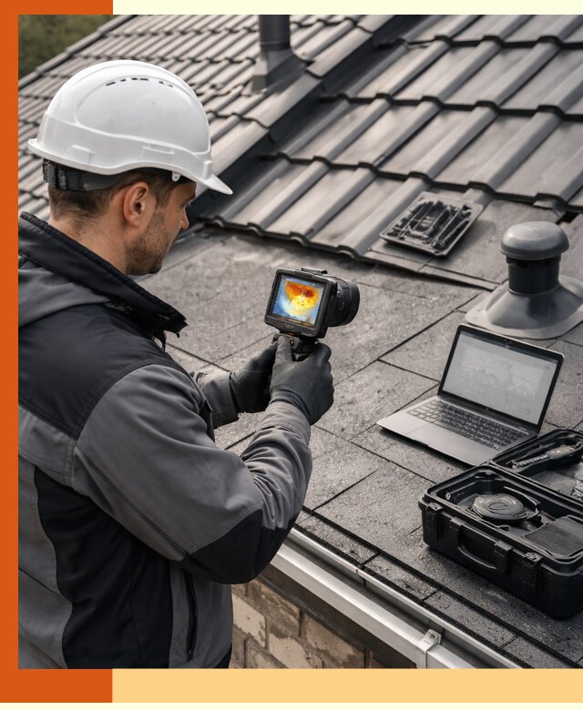 Тепловизионное обследование кровли в Сибае для выявления дефектов