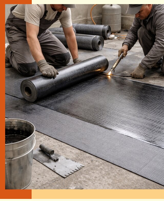 Монтаж гидроизоляционной мембраны в Сибае для зданий и конструкций