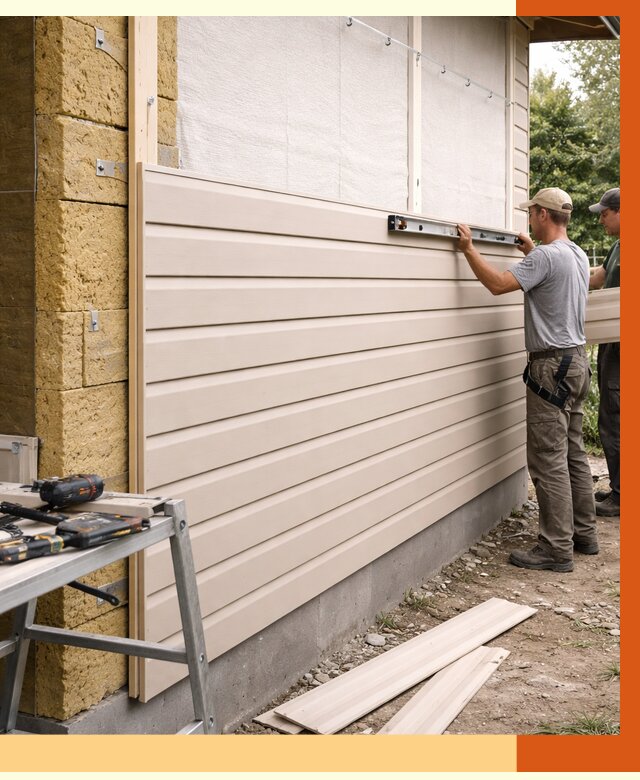 Монтаж сайдинга после утепления в Сибае от 1901 руб. — обшивка и облицовка | ТепломастерСба